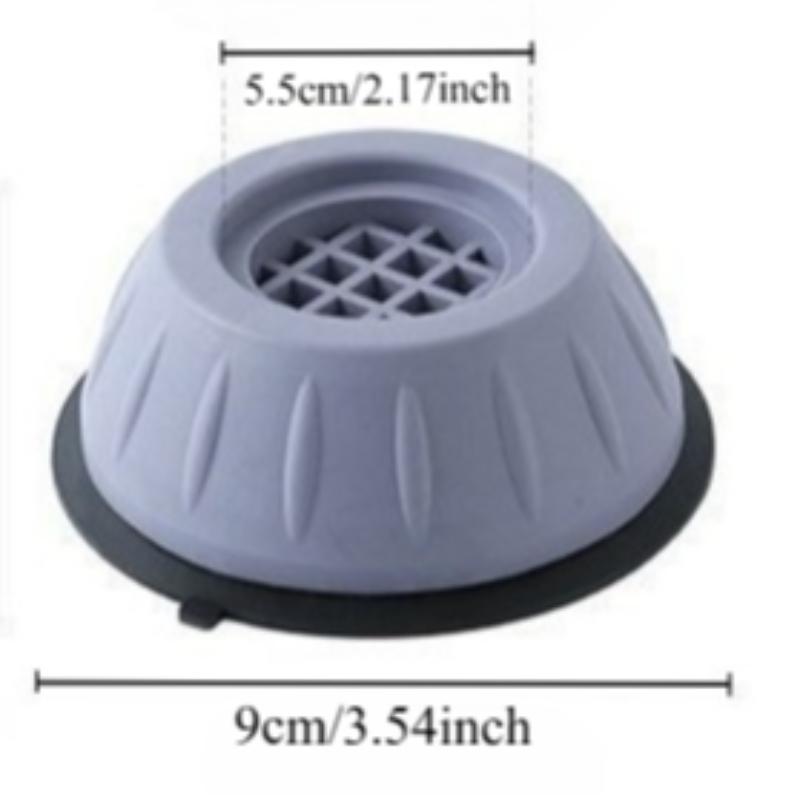4Pcs Anti Vibration Feet Pads Rubber Mat Slipstop Silent Dampers Stand Universal Washing Machine Refrigerator Furniture Foot Pad
