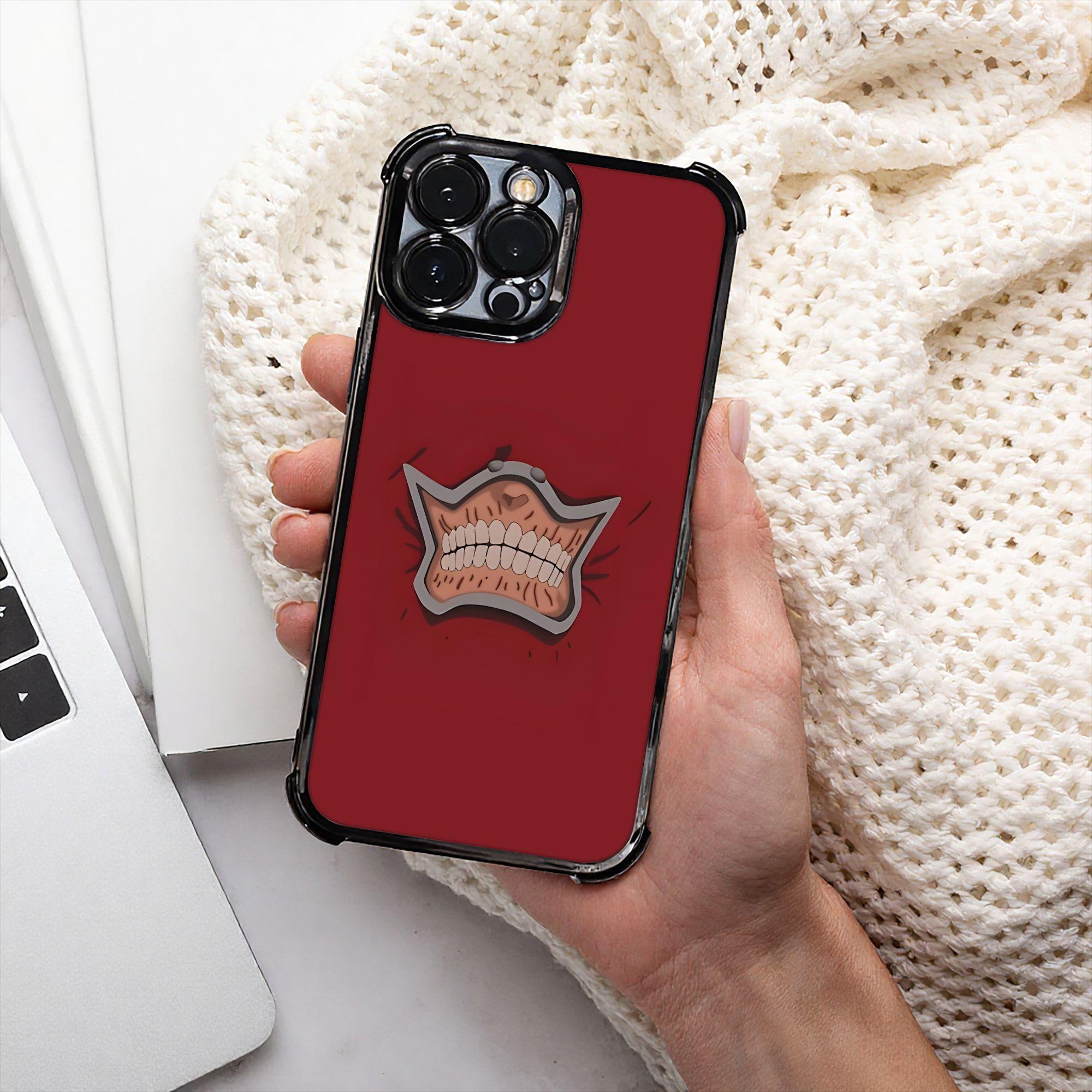 Phone Case - One Dorohedoro Shin Phone Case Featuring an Electroplating Process, Designed for Protection with Reinforced Cushioning And Collision Prevention, Compatible with Various Iphone Including 17, 16, 15, 14, And 13 Pro Max