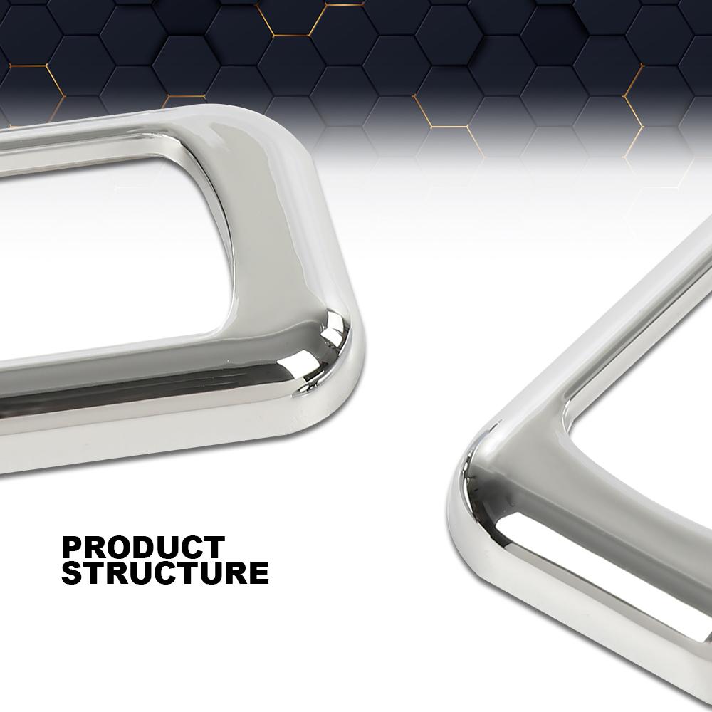 CROSSDESIGN 3/6Pcs Chrome Rocker Switch Trim Bezel Fit For Peterbilt Keworth Freightliner Fits many Freightliners and some Peterbilt and Kenworths using rocker switches High Reliability