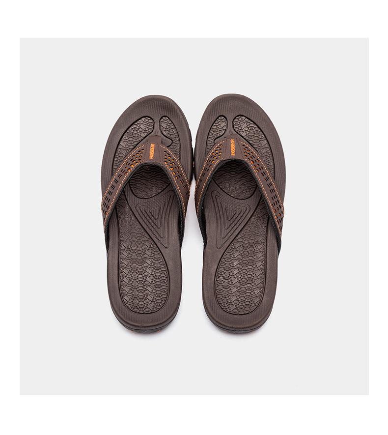 HOBIBEAR Mens Sport Flip Flops Comfort Casual Thong Sandals Outdoor Casual Comfortable Home Slippers Summer 2024 New Trendy Beach No-slip Toe Thong Flip Flops,