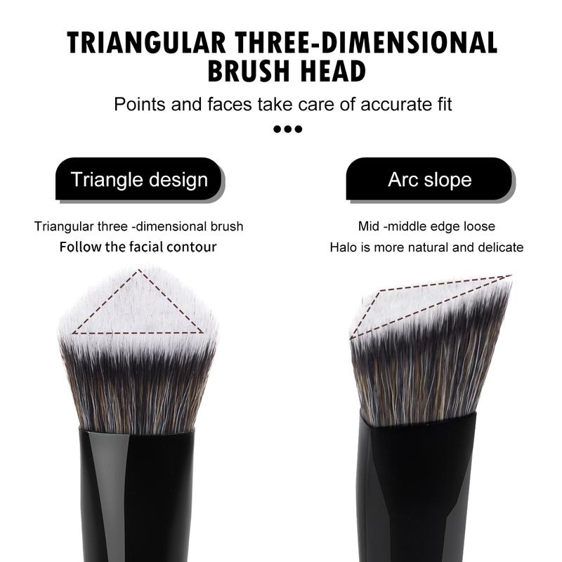 MAANGE 2pcs/3pcs/6pcs,Cosmetic Brush Set,Angled Foundation Brush Powder Brush Concealer Brush Smudge Brush Eyeshadow Brush Nose Shadow Brush Detail Brush for Flawless Application,Essential Tools for Makeup Lovers