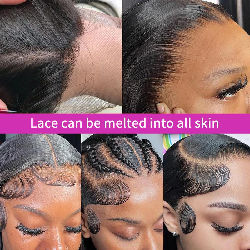 Bling Hair Body Wave Wigs For Women Human Hair 13x4 Lace Frontal Wig Brazilian 13x6 Transparent Lace Wig 4x4 Closure Wig Bleached Knots Natural Hairline TikTokShopHolidayHaul