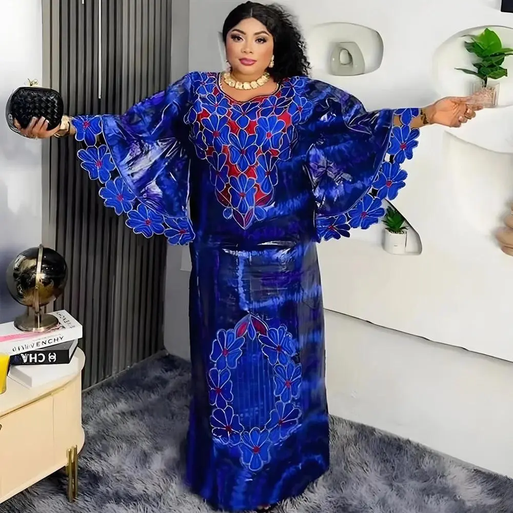 African Dresses for Women Traditional Africa Clothing Dashiki Ankara Bazin Gown Abayas Robe Muslim Kaftan Maxi Long Dress 2026