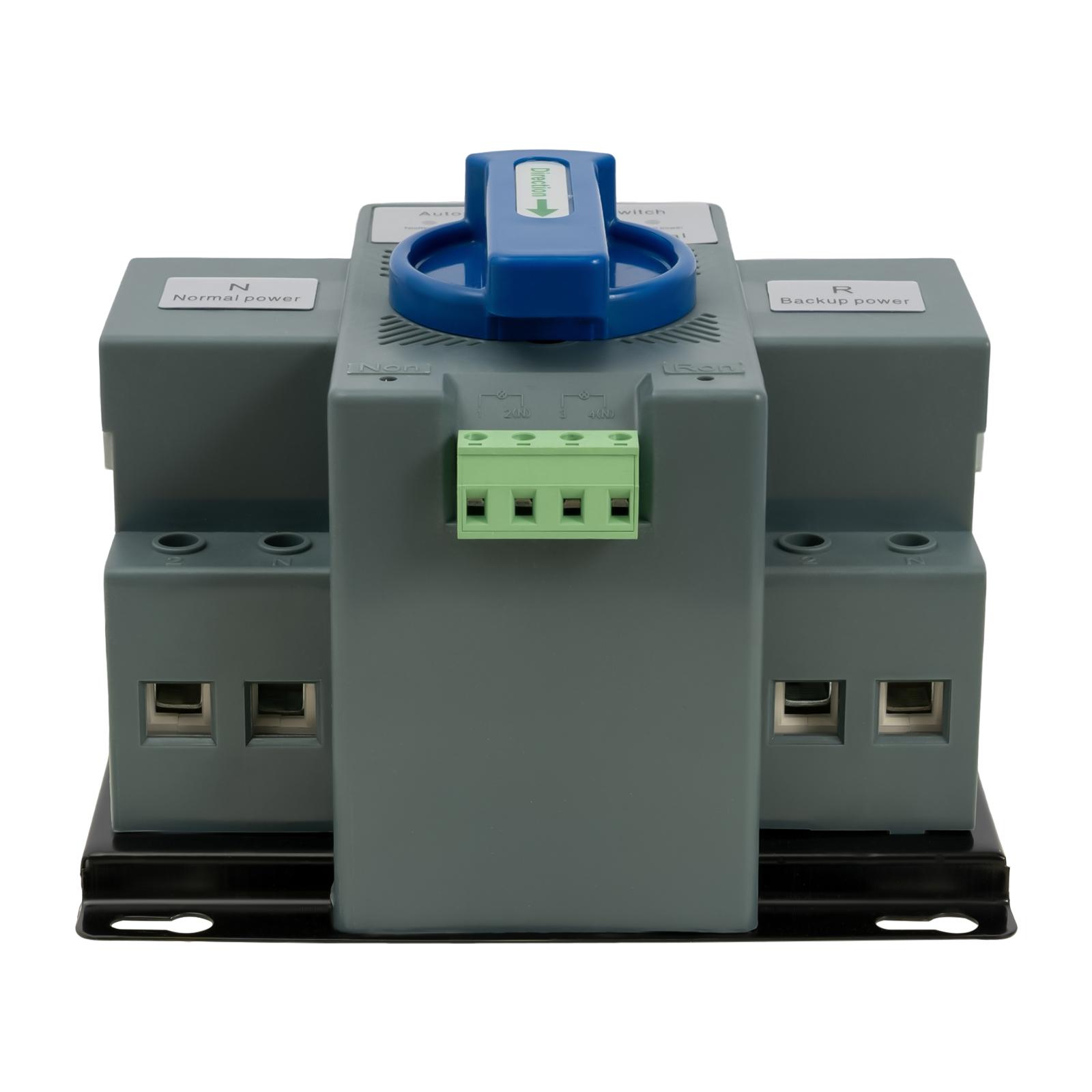 Double Power Automatic Change-over Switch 63A 2-Second Switching CE Certified Manual/Automatic for Home Office Elevator Double Power Automatic Change-over Switch 63A 2-Second Switching CE Certified Manual/Automatic for Home Office Elevator