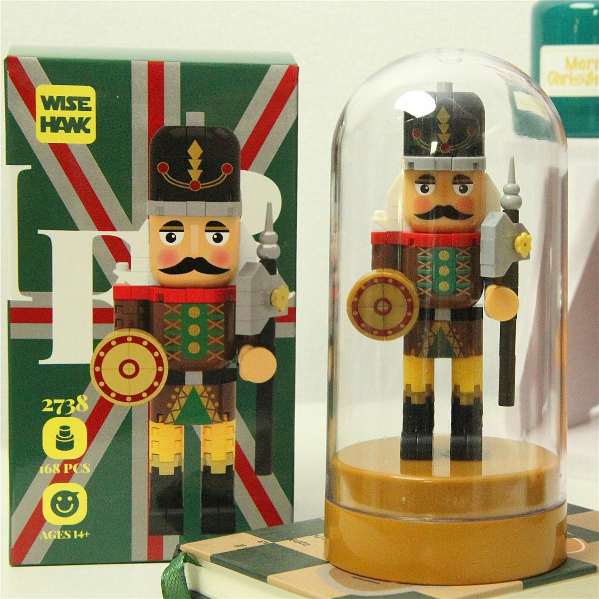 New Version Nutcracker Series DIY Building Block Model Set, Decoration Collection Display Piece, Christmas Decor Holiday Gift