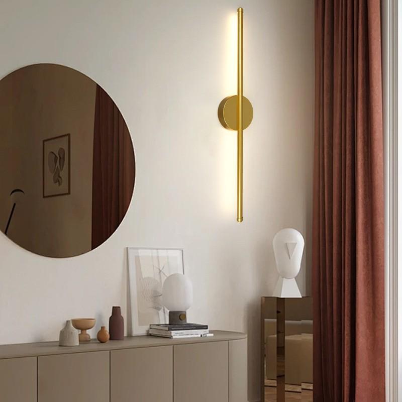 50CM LED Decorative Wall Light Remote Control Dimmable Magnetic Mount for Living Room Bedroom Corridor Closet Study Indoor Wall Lamp