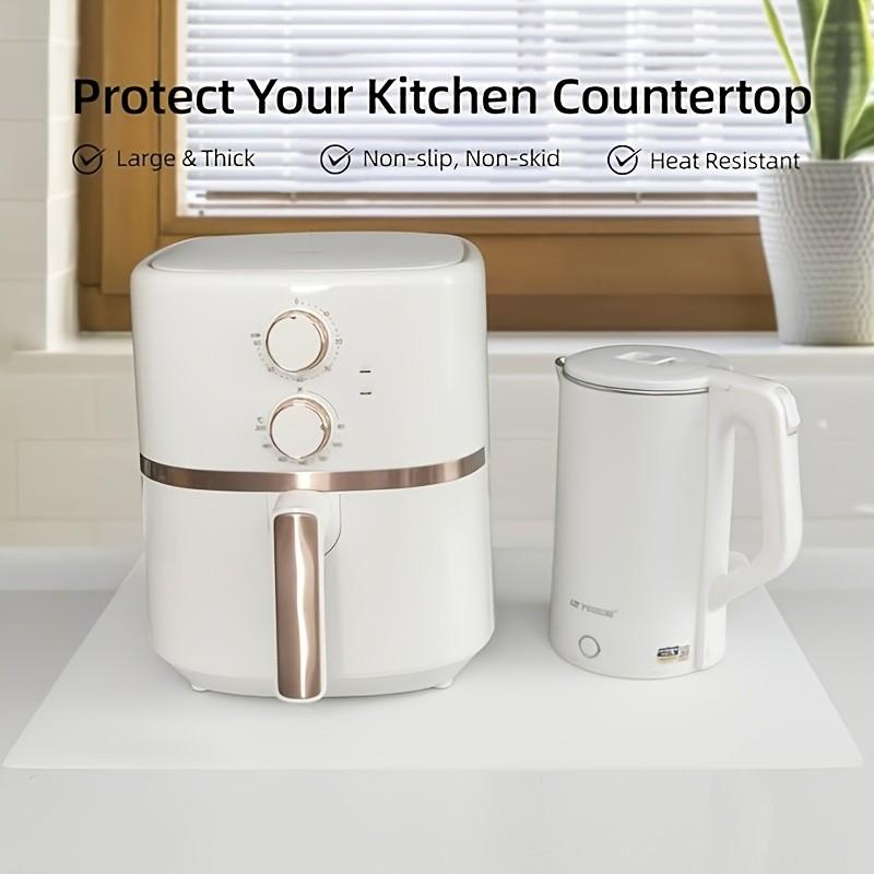 Silicone Mat Multi-Functional Table Pad, Waterproof Oil-Resistant Heatproof Kitchen Trivet, Non-Slip Dining Pad, Washable Foldable Portable