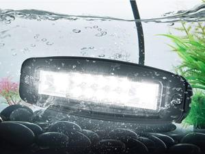 Nilight Flush Mount LED Pods 2PCS 6 Inch 60W LED Work Light Flood Spot Beam Combo Backup Driving Lights Fog Lamp Reverse Light Grill Mount Light for Offroad 4x4 Truck SUV dealsforyoudays