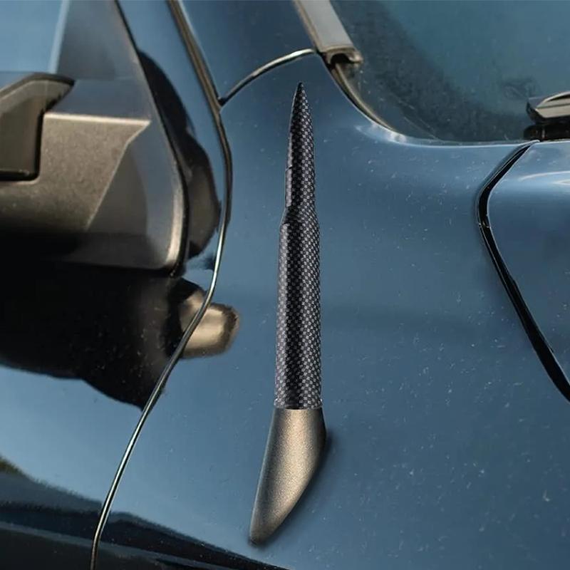 OXILAM BLACK Silver BULLET ANTENNA 14cm Radio AM FM Universal Fit For Car Boat ATV RV OXILAM BLACK Silver BULLET ANTENNA 14cm Radio AM FM Universal Fit For Car Boat ATV RV