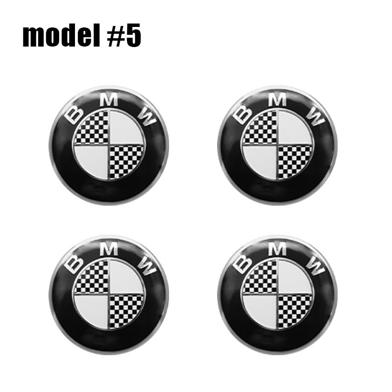 4Pcs 56mm 60mm 65mm Car Styling Wheel Center Hub Caps Stickers Car Decorative Sticker Emblem Badge For BMW M E36 E39 E46 E30 E34 E53 E90 E60 E70 E87 E92 F10 F20 F30 X1 X3 X5 X6 Accessories Car Decals