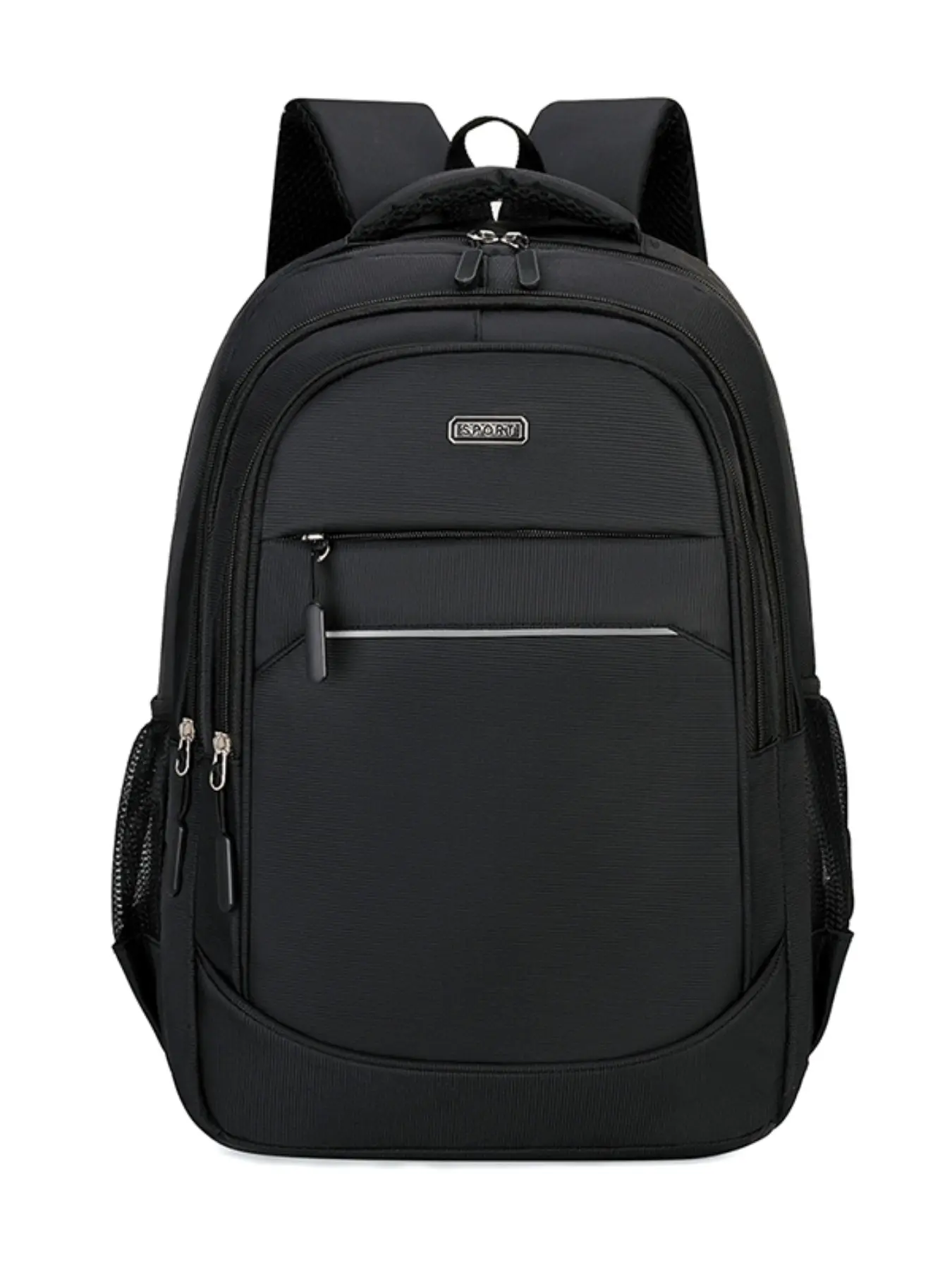 Waterproof Business Laptop Backpack for Men, Large Capacity Travel School Backpack, Multi‑Pocket Wear‑Resistant Oxford Cloth Daily Commute Rucksack, Fits 15.6‑Inch Notebook, Casual Student Daypack