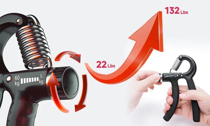 Hand Grip Strengthener Workout Kit (5 Pack) Forearm Grip Adjustable Resistance Hand Gripper, Finger Exerciser, Finger Stretcher, Grip Ring & Stress Relief Grip Ball for Athletes Hand Grip Strengthener Workout Kit (5 Pack) Forearm Grip Adjustable Resistance Hand Gripper, Finger Exerciser, Finger Stretcher, Grip Ring & Stress Relief Grip Ball for Athletes