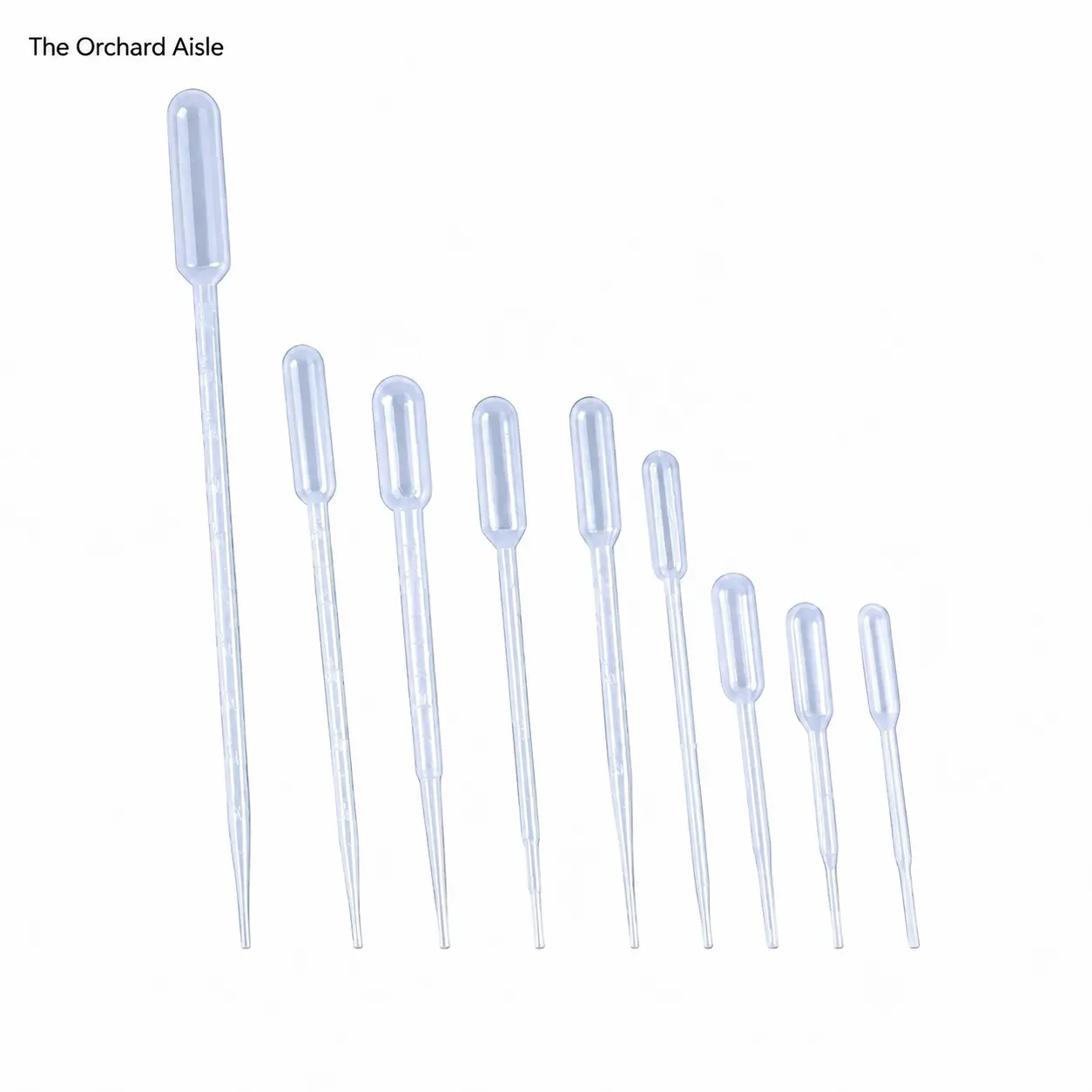 Precision Graduated Disposable Plastic Dropper Pipettes for Laboratory Use – Available in 1 mL, 2 mL, 3 mL, 5 mL, and 10 mL Capacities with Clear Volume Markings and Sterile Sampling Tubes for Accurate Liquid Handling