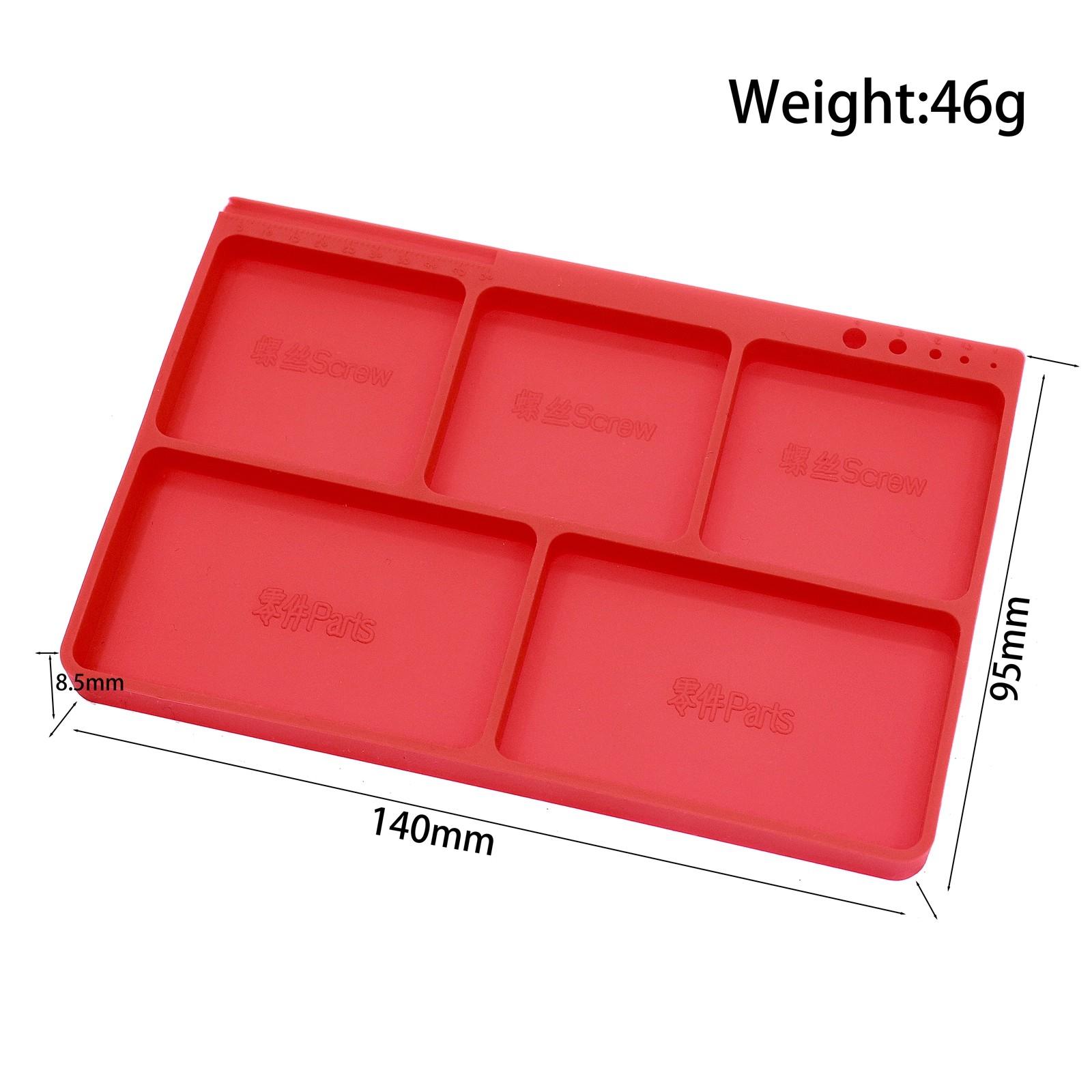 RC Model Car Repair Screw Tray, Bearing Nut Silicone Tray, Hardware Storage Disk, RC Hobby Accessories, Organize Small Parts Efficiently