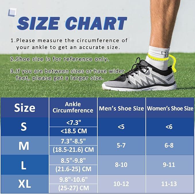 Ollas Ankle Support to Prevent Sprained Ankles, Ankle Relief Ankle Support for Men and Women, Ankle Compression Cuff with Straps Black Outdoorfun Healthcare Tool Brace