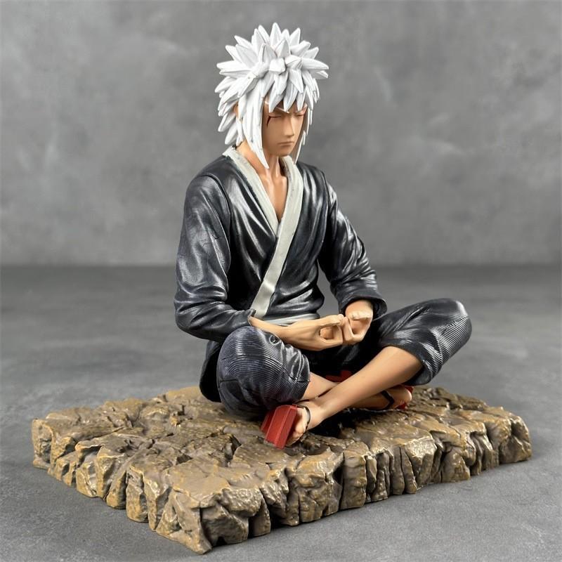 Naruto Gk Jiraiya Seated Handmade Model Boxed Display Figure, Anime Collectible Statue, Naruto Series Merchandise