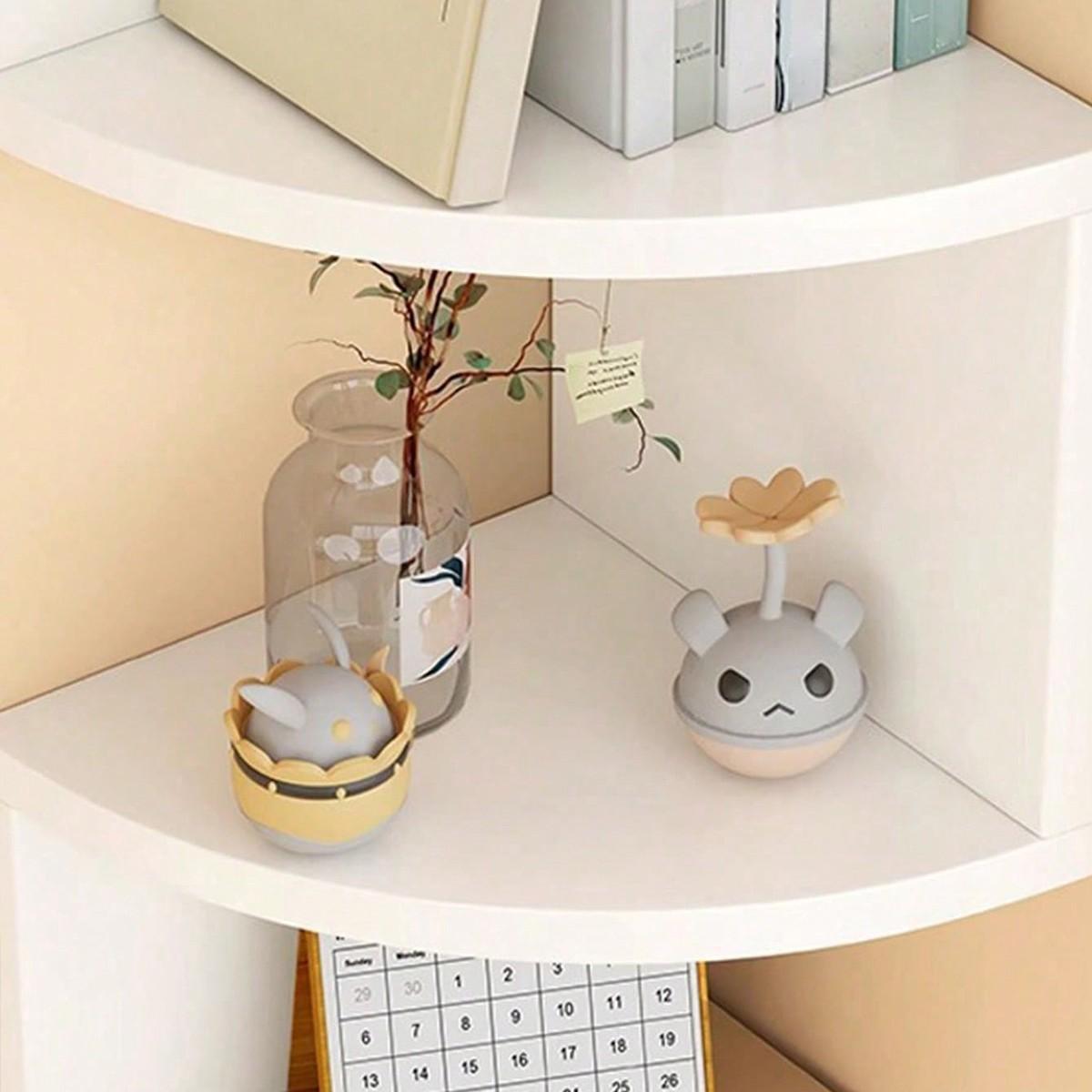 Multi-Layer Adjustable Wall Corner Shelf, Wall Mounted Organizer, Durable PVC Material, Modern Simple Style Decor, Minimalist, Suitable for Bedroom, Bathroom, Dormitory, Living Room, Balcony