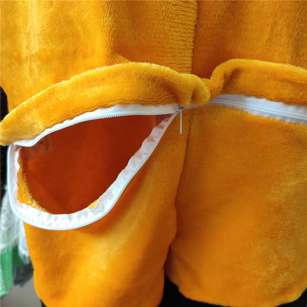 Jumpsuits Winter Women Adult Genshin Impact Xiangling Guoba Pajamas Flannel Plush Adult Cartoon Cosplay Halloween Costume