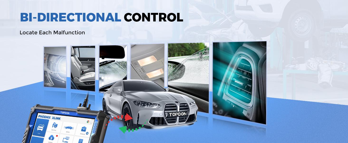 TOPDON Phoenix XLink Scan Tool, ECU Programming, Online ECU Coding, Upgraded of Phoenix Plus, Topology Mapping, 41 Services, Bi-Directional Scanner, Guided Function, CAN FD/DoIP, 2 Years Free Update