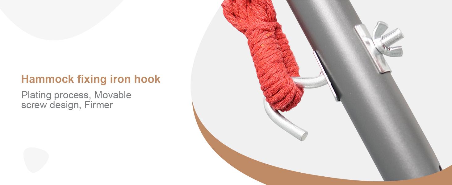 Brazilian Style Double Hammock Set,Double Hammock Set with Steel Stand,Double Cotton Hammock with Space Saving Steel Stand, Upgraded Polyester End Strings 450 lb Capacity - Premium Carry Bag Included Outdoor,fathersdaygifts backyard relaxation