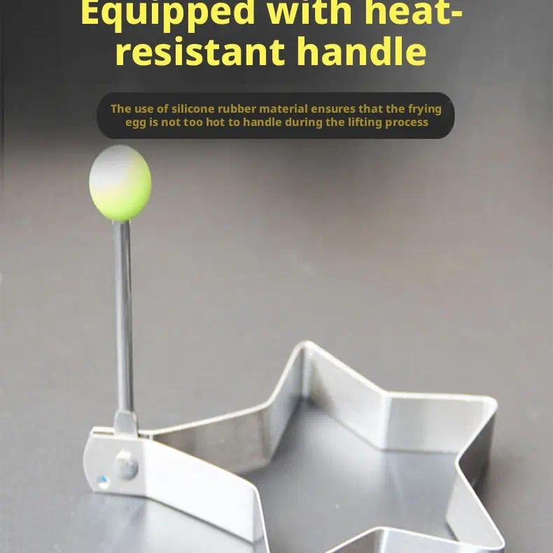 5-Piece Food Safe Stainless Steel Fried Egg Molds