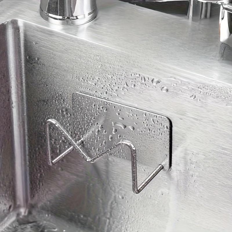 No-drill stainless steel curling iron holder, wall-mounted self-adhesive hair tool organizer, space-saving curling iron, straightener, and beauty tool storage rack, suitable for bathroom and dressing table