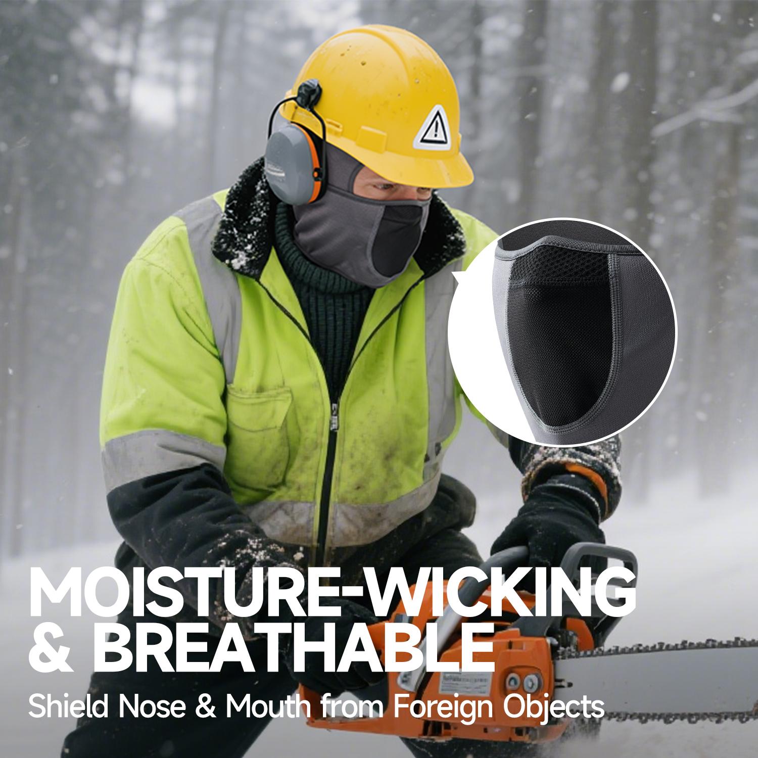 Balaclava Ski Mask, Warm Face Mask for Cold Weather, Winter Skiing, Snowboarding, Motorcycling and Ice Fishing, Winter Outdoor Essential Gear for Men #GLOBAL PICKS