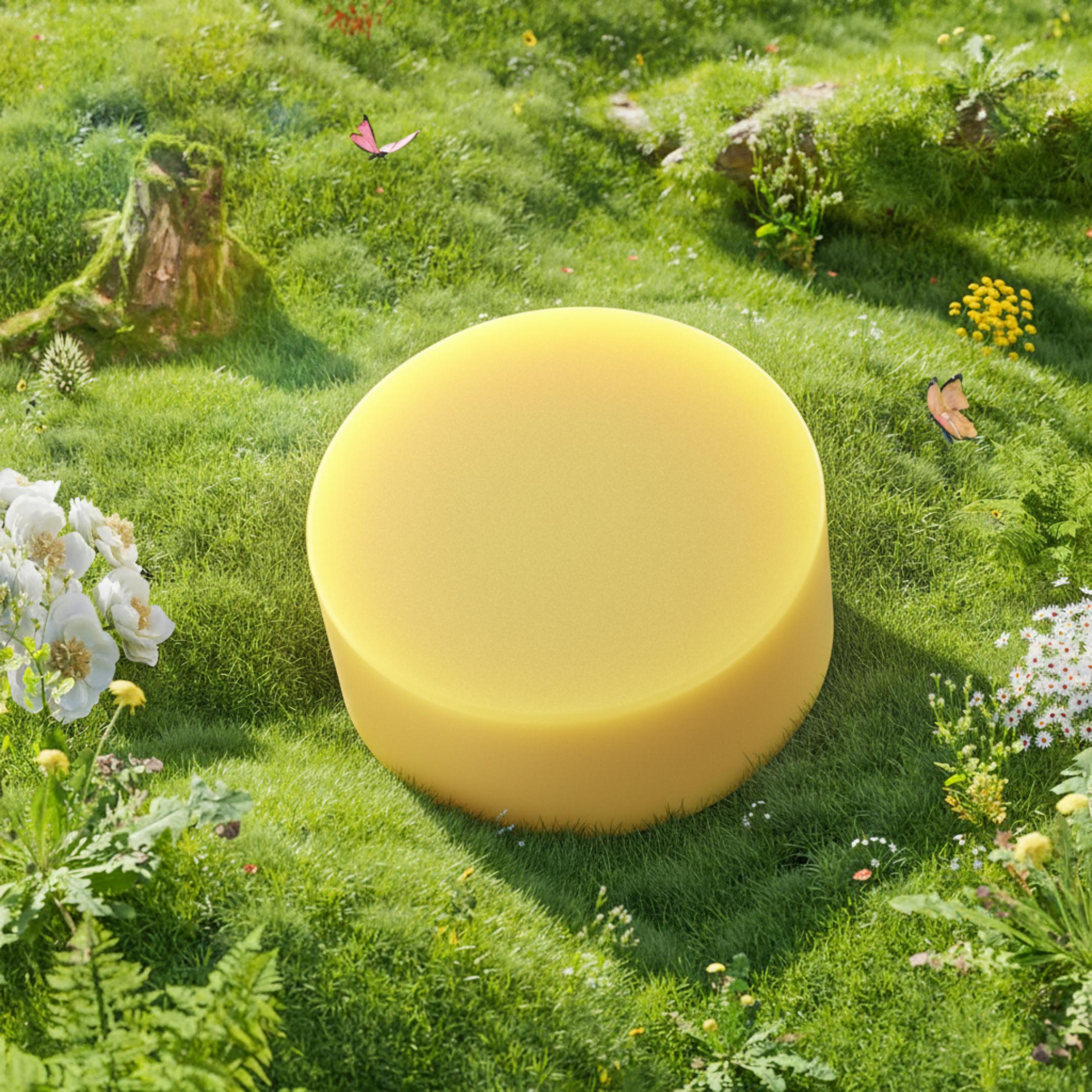 Handmade Beef Tallow Soap (Grass-fed Beef Tallow) - with Raw Honey, Organic Sweet Almond Oil - Deeply Moisturizing & Traditional Treatments - 120 grams