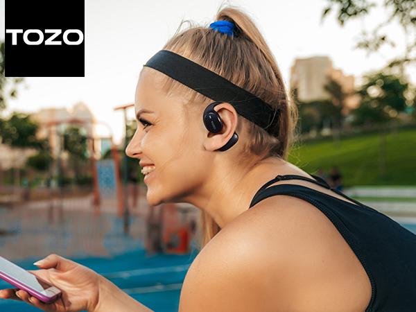 TOZO OpenEgo True Wireless Open Ear Headphone Audio Earphones Headset Electronic Earbud sport earbuds wireless earphone open-ear headphone FathersDayGift