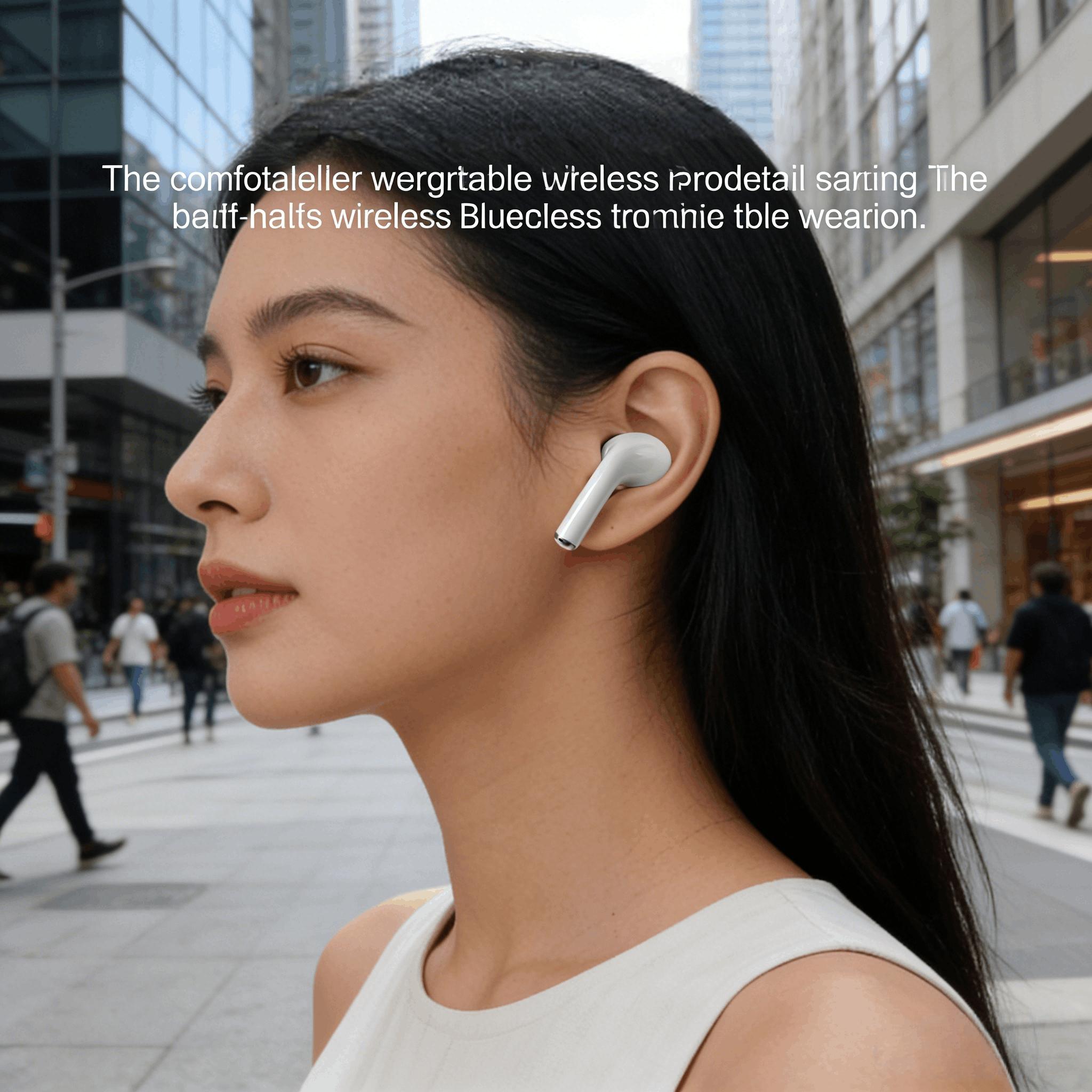 Wireless Earbuds, HiFi Sound Quality, Bluetooth-compatible 5.3, Compatible with Android & AirPods, In-Ear Design, USB PD Charging, Lithium Polymer Battery