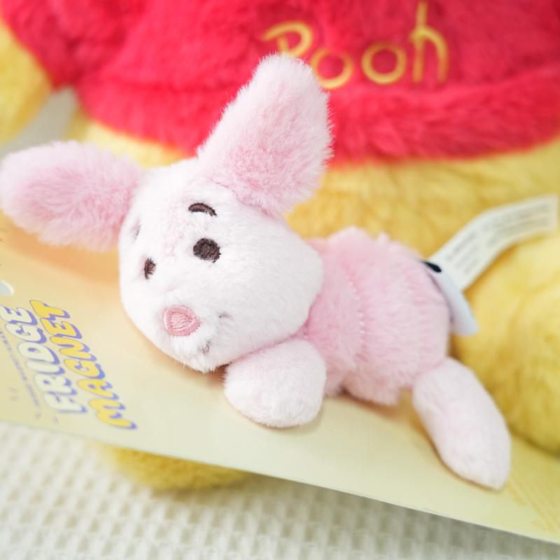 Winnie the Pooh Collection - Plush Refrigerator Magnets, Soft & Adorable Fridge Decor, Cute Kitchen Accessories, Collectible Cartoon Magnets Decoration Gift Magnetic