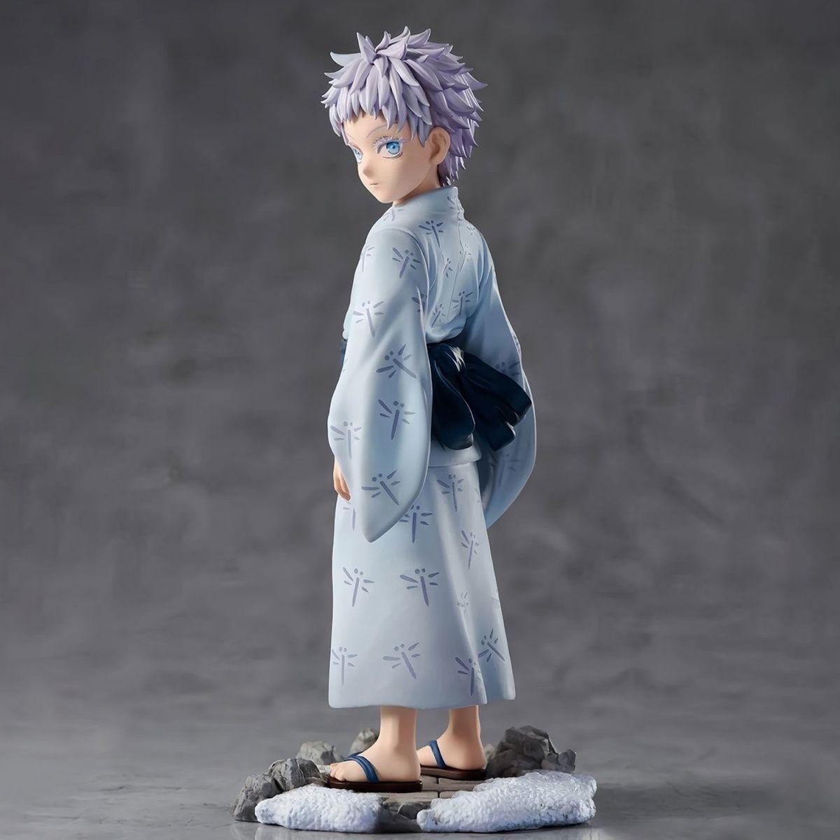 Jujutsu Kaisen Childhood Series Gojo Satoru Handmade Model Figure, Anime Collectible Statue, Five-String Wisdom Design