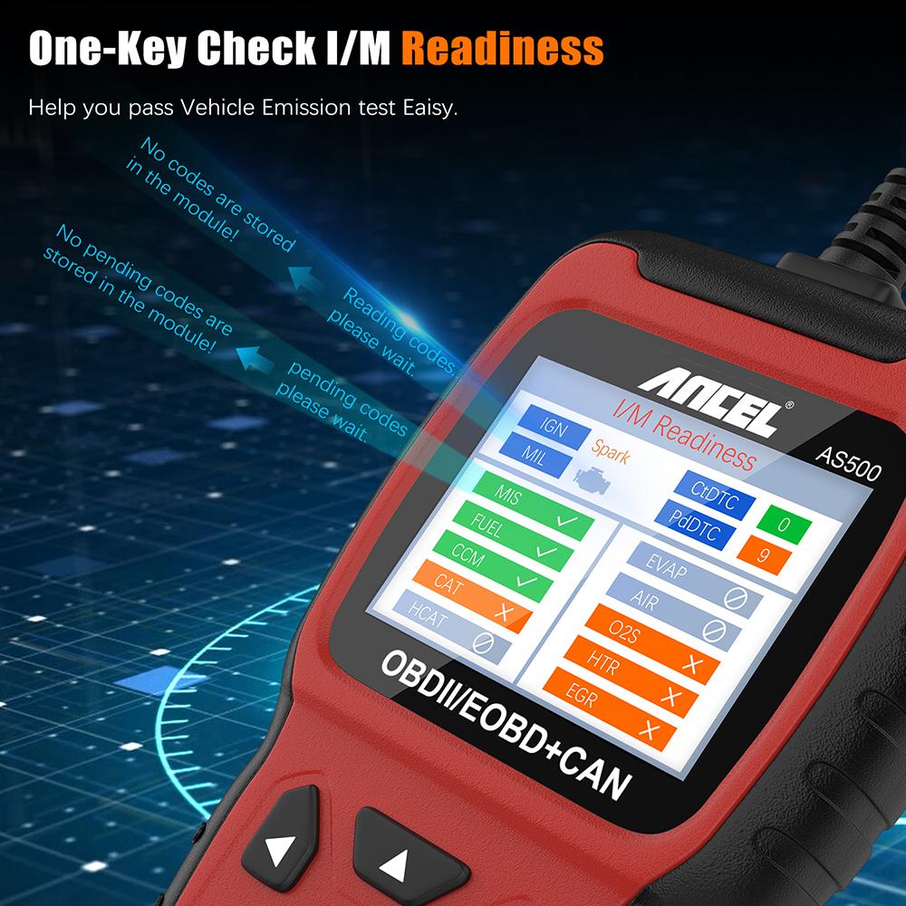 ANCEL AS500 OBD2 Automotive Scanner Engine CheckAutomotive Code Reader Free Update Obdii Vehicle Information ANCEL AS500 OBD2 Automotive Scanner Engine CheckAutomotive Code Reader Free Update Obdii Vehicle Information