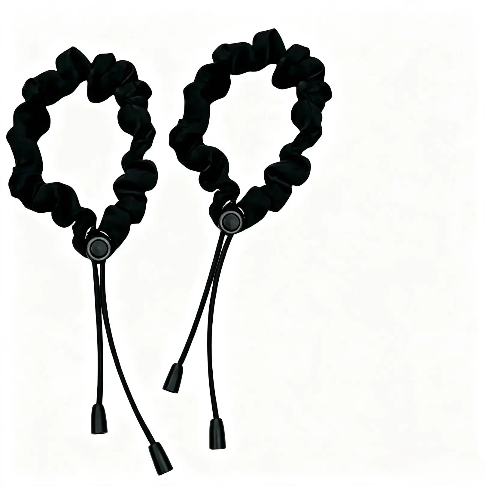 Adjustable Satin Scrunchies For Thick Curly Natural Hair, No‑Damage Anti‑Breakage Hair Ties For 4C Hair, Afro Puffs And Locs, Gentle No‑Slip Ponytail Bands For Sleeping, Workout, Daily Wear And Protective Styles