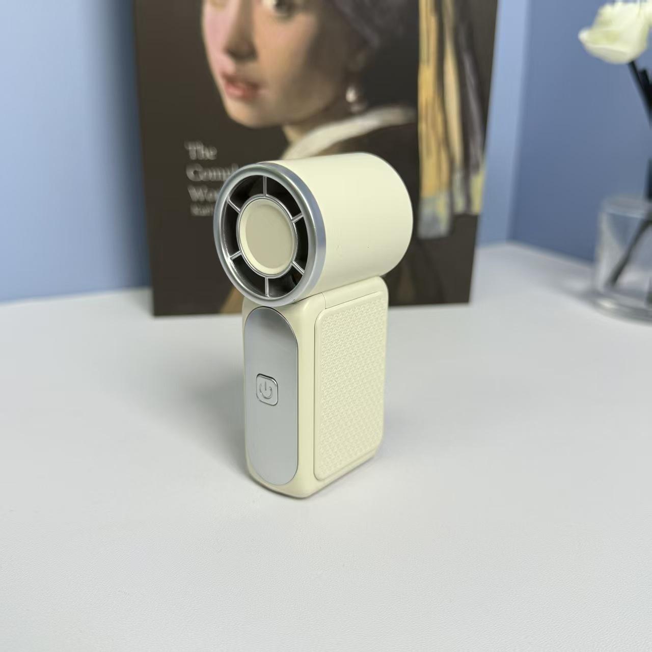 High-Speed Mini Handheld Fan, USB Rechargeable, Long Battery Life, Portable Cooling Device, Ideal for Outdoor Activities