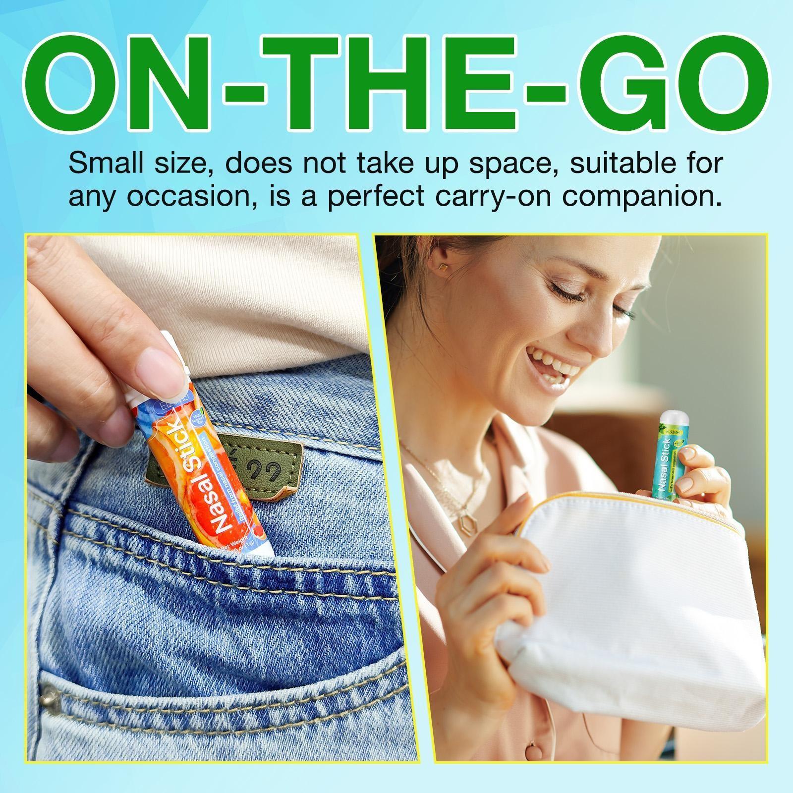 ELAIMEI Refreshing Mint Energy Stick, infused with cooling mint extracts, offers a refreshing and invigorating experience in the summer. Ideal for driving, studying, working, or when feeling car sick, it’s easy to carry.