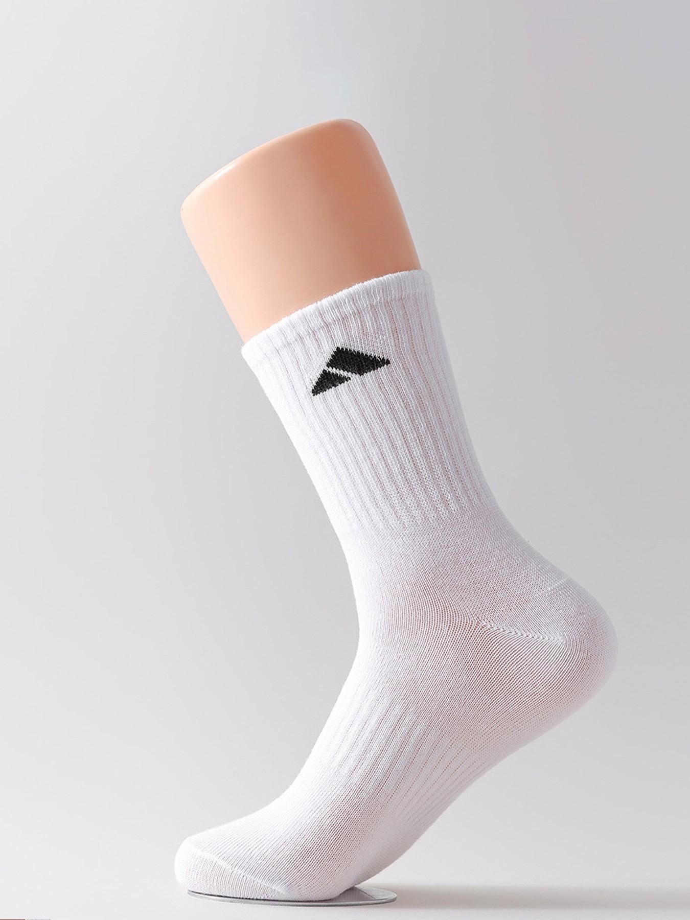 12 Pairs Men's Mid-Calf Sports Socks, Long Tube Running Socks, Unisex Couple, Moisture-Resistant, Breathable, Anti-Slip, Ideal for Hiking