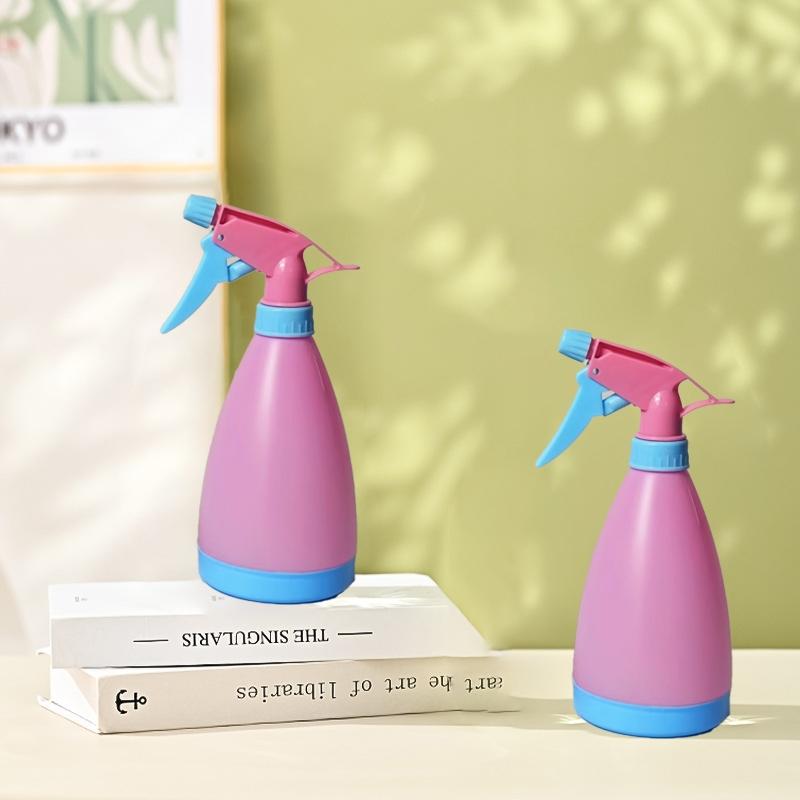 2pcs Colorful Lightweight Spray Bottles, Adjustable Nozzle Leak-Proof Design, Plastic Sprayer for Home Garden, Car Wash, Pet Cleaning