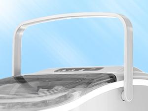 Antarctic Star Countertop Ice Maker Portable Ice Machine with Handle,26Lbs/24H, Self-Cleaning Ice Makers, 9 Ice Cubes Ready in 6 Mins for Home Kitchen Bar Party (Grey) Antarctic Star Countertop Ice Maker Portable Ice Machine with Handle,26Lbs/24H, Self-Cleaning Ice Makers, 9 Ice Cubes Ready in 6 Mins for Home Kitchen Bar Party (Grey)