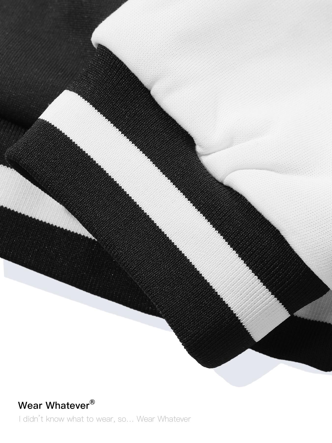 Stranger Things Hellfire Club Graphic Print Baseball Jacket, Casual Fitted Warm Breathable Top, Suitable for Outdoor and Home Wear