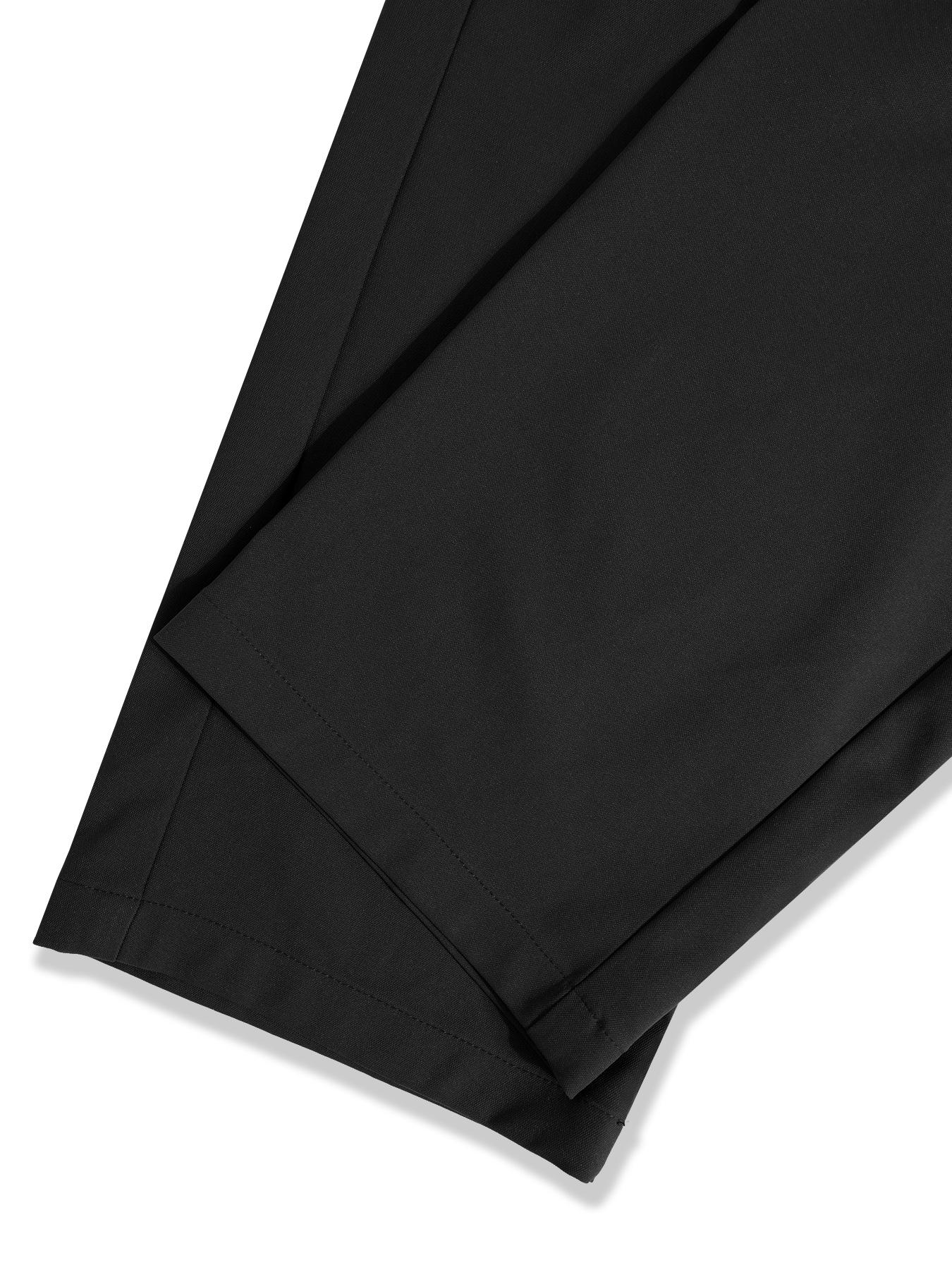 Men's Fashion Loose Fit Dress Pants Casual Solid Color Formal Suit Pants Elegant Wide Leg Elastic Waist Draping Effect Commuting Pants Work Life Clubwear Plain Flat-Front Business Office Pants