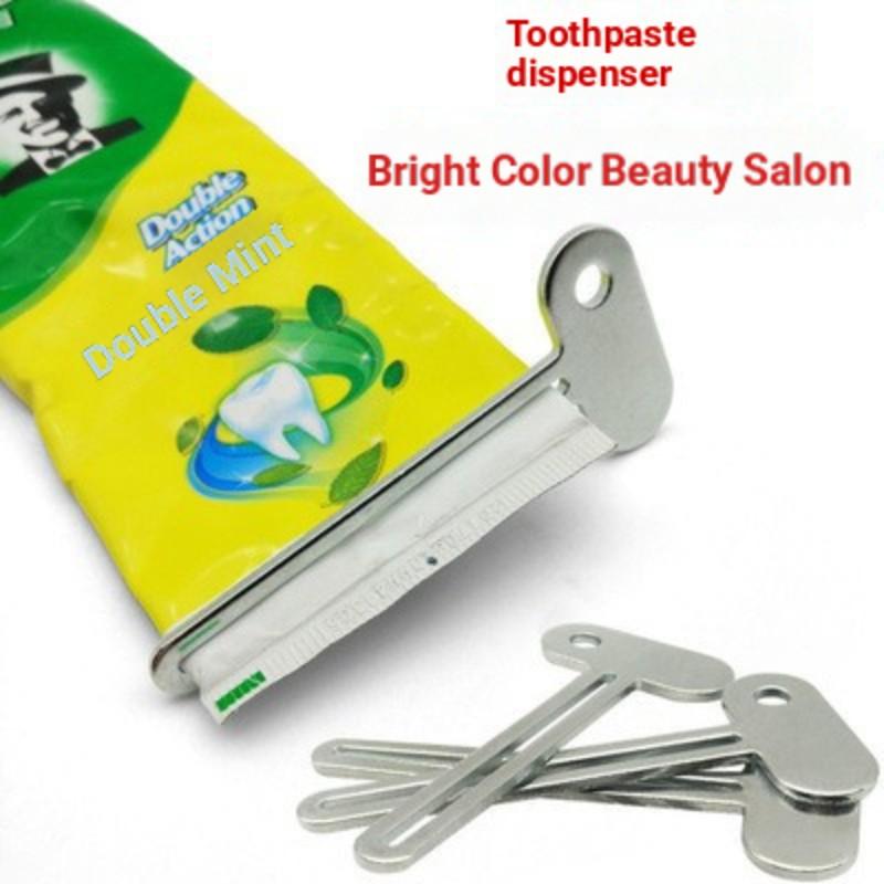 Metal Toothpaste Squeezer Manual Press Tool, Hair Dye Special Squeeze Device, Colorant Clip Key Squeezer, Beauty Accessory