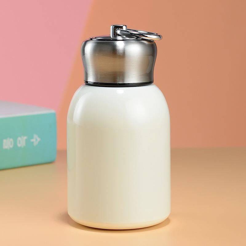 Portable Dual-Layer Vacuum Insulated Cup, Stainless Steel Water Bottle, Mini Design, Easy to Carry and Use, Perfect for On-The-Go