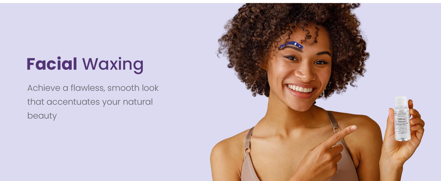 Sunvivi Waxing Kit Brazilian Wax Warmer for Hair Removal with 5 Bag Hard Wax Beads Digital Display Wax Melt Warmer Kit for Women Men Full Body