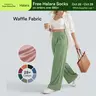 【Creator’s Pick】Halara Flex High Waisted Pocket Wide Leg Waffle Work Pants