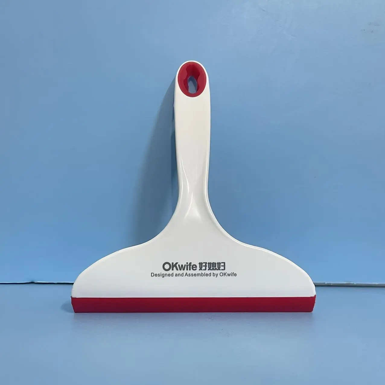 Household Squeegee Kitchen Tool - Easy Storage Home Cleaning Scraper for Kitchen, Bathroom Glass and Car Glass Cleaning Needs