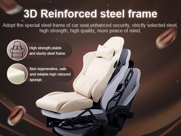 Bluetooth music surround gaming chair, computer chair with footrest and Bluetooth speaker, high-back ergonomic gaming chair, leather material, Springtock surround sound system