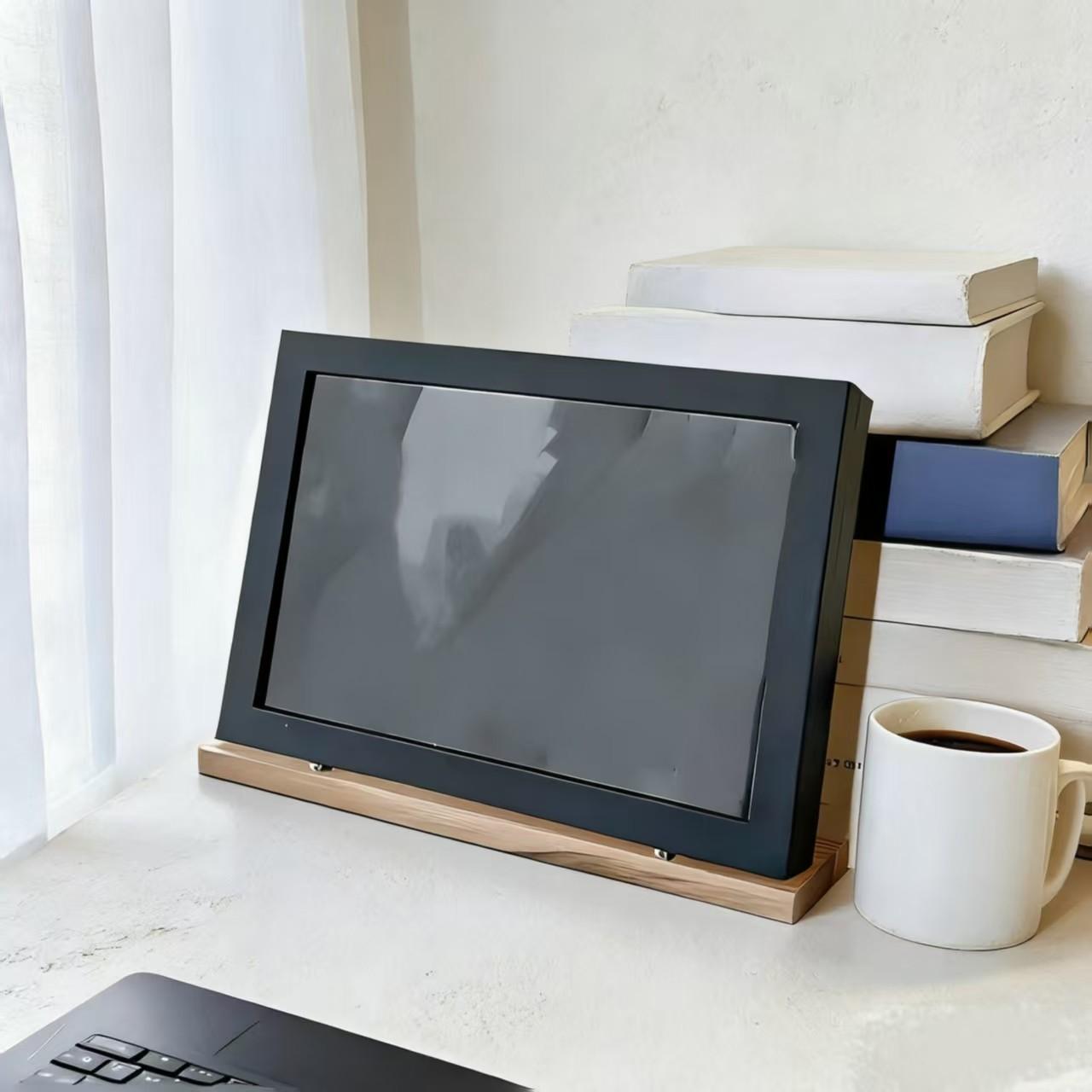 2026 New Display Stand Frame Pin Cushion Dust-Proof Large Capacity Desktop Organizer Box, Modern Design for Home Office Use