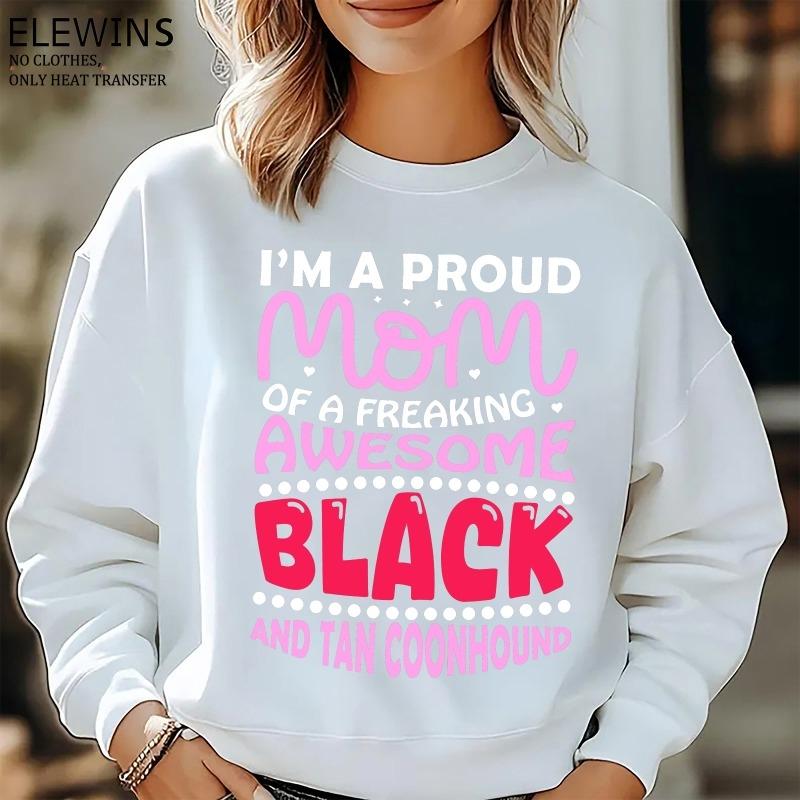 6 Sheets Mother's Day Tshirt DTF Hot Stamping Transfer Film for Tshirt Hoodie Jeans Backpack Pillow Washable Reusable Heat Transfer Vinyl for DIY Crafts