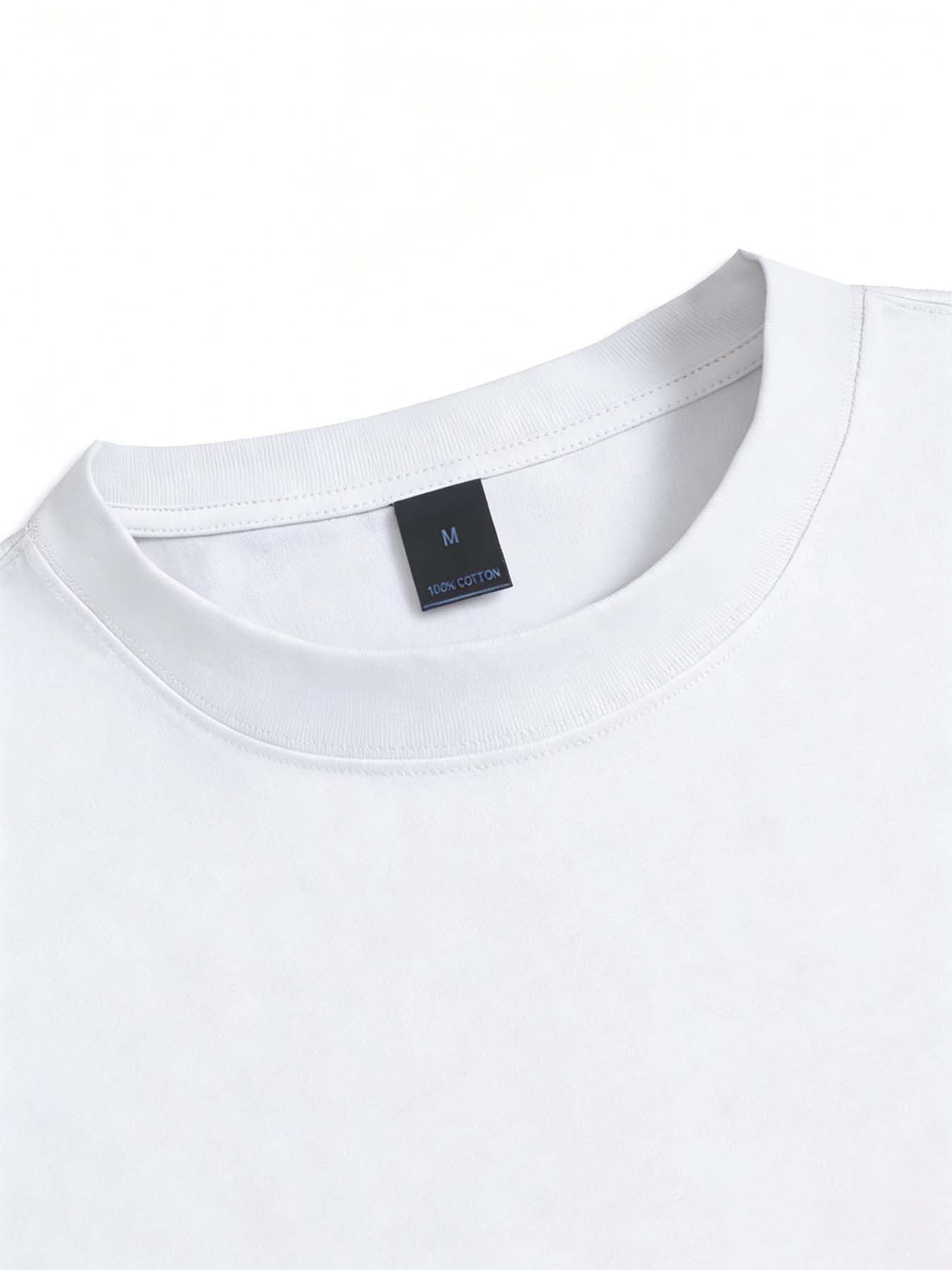 100% Cotton Short Sleeve T-Shirt, Japanese Style Tokyo Dragon Cherry Blossom Print, Loose Fit Drop Shoulder Top, Casual Fashion